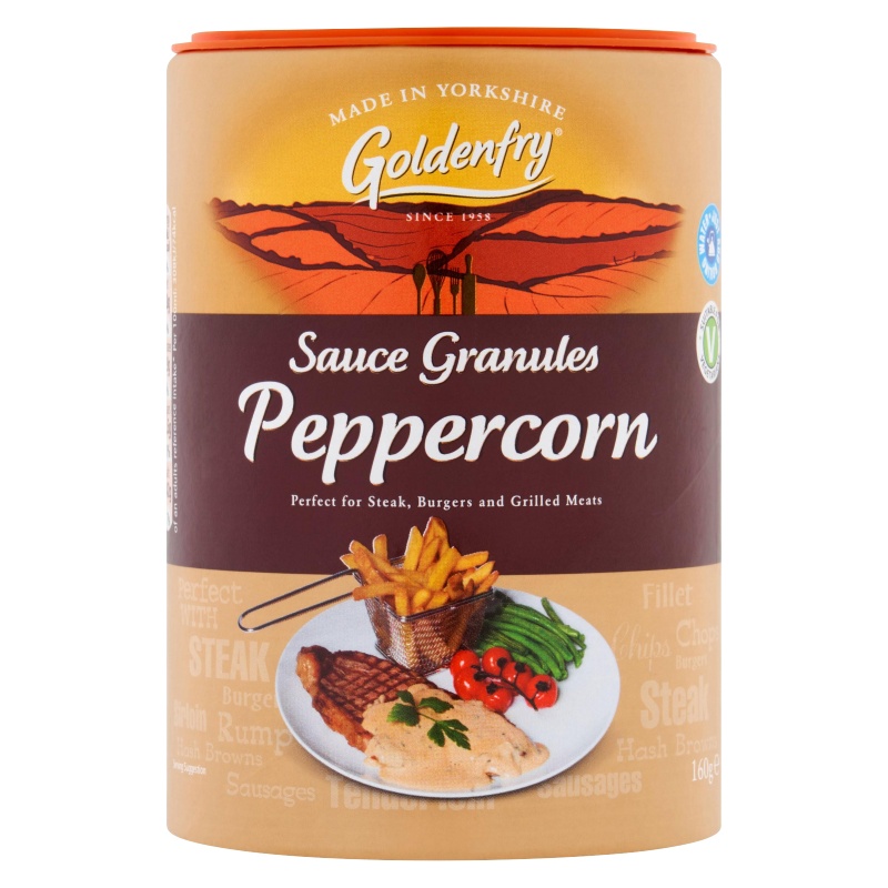 Peppercorn Sauce Granules Goldenfry Tub 160g